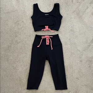 Year of Ours Football Capri Leggings & Sports Bra